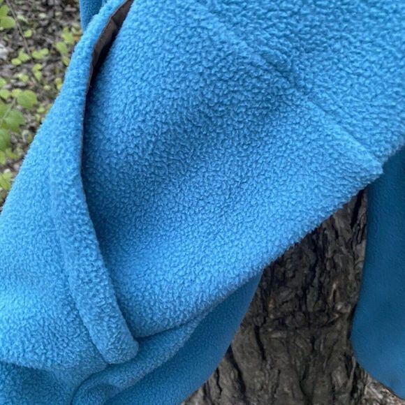 The North Face Men's Size L Blue/Brown Carbondale 1/4 Snap Fleece Hoodi… - Picture 8 of 8